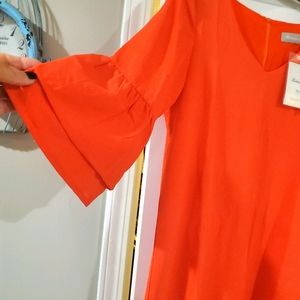 NWT. Salmon rayon dress